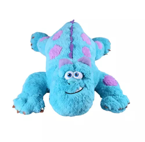 Disney Store Monster Inc Sulley Sleeping Lying Soft Plush Pillow Toy