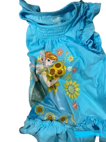 Disney Store Authentic Frozen Elsa Anna Summer Dress Costume