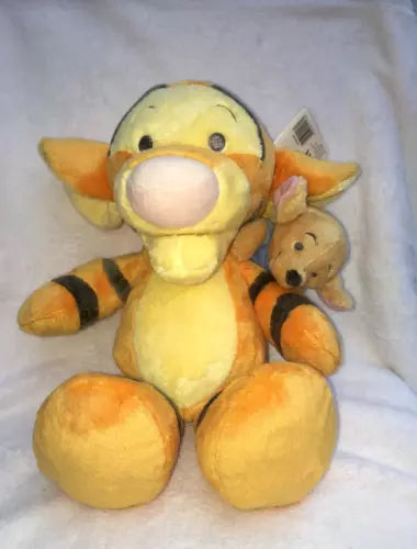 Disney Store Winnie the Pooh Tigger and Roo Medium Soft Plush Doll Toy