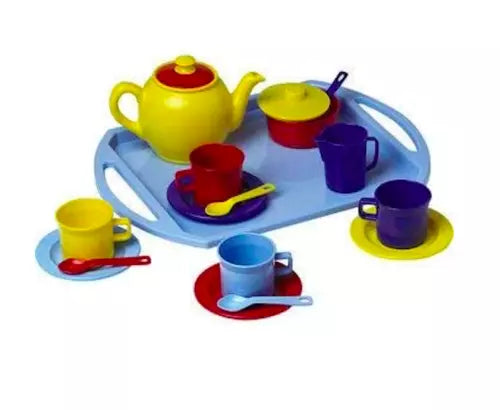 Just Like Home Tea Set toy 18 Pc TeaTime Play set