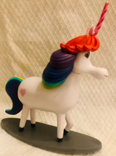 Disney Inside Out rainbow Unicorn Figure Cake Topper