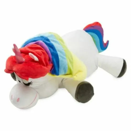 Disney Store Rainbow Unicorn Cuddleez Large Soft plush Toy