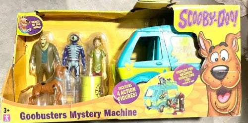 Scooby Doo Goobusters Mystery Machine Van Playset And Figures
