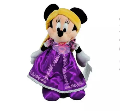 DISNEY PARKS MINNIE MOUSE DISGUISED AS RAPUNZEL SOFT PLUSH DOLL