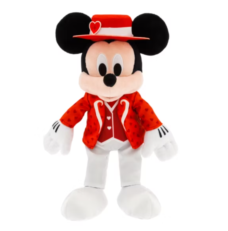 Disney Store Mickey Mouse Valentine's Day Small Soft Toy 2025 - 30.5cm