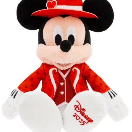 Disney Store Mickey Mouse Valentine's Day Small Soft Toy 2025 - 30.5cm