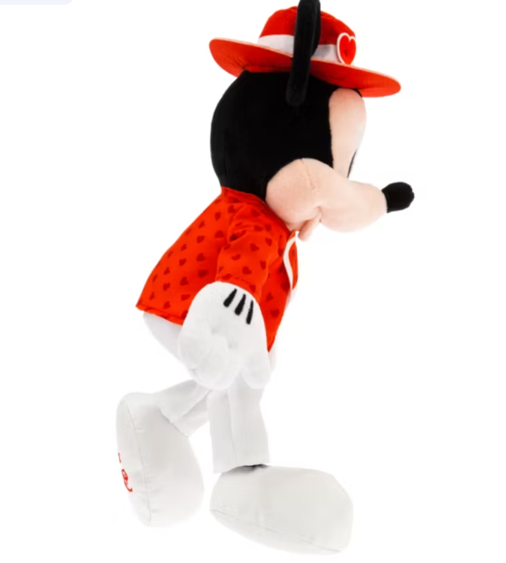 Disney Store Mickey Mouse Valentine's Day Small Soft Toy 2025 - 30.5cm
