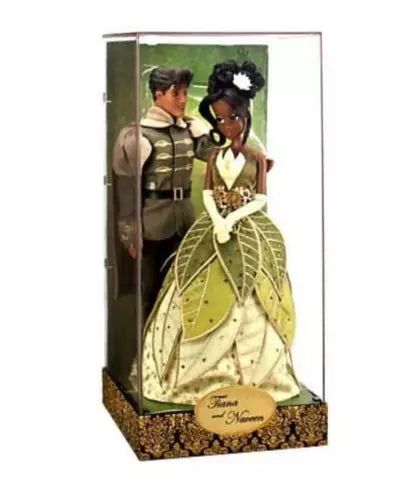 Official Disney Store Wedding Designer Collection Tiana and Prince Naveen Dolls