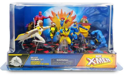 Disney Store Marvel X-Men Deluxe Figurine Playset