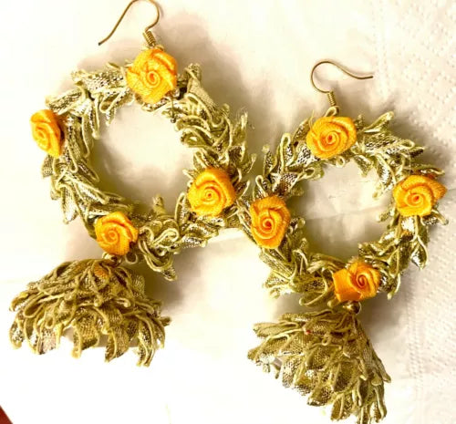 Flower Gota Bridal Mehndi Wedding bollywood Jewelry